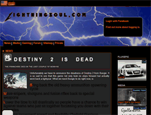 Tablet Screenshot of lightningsoul.com